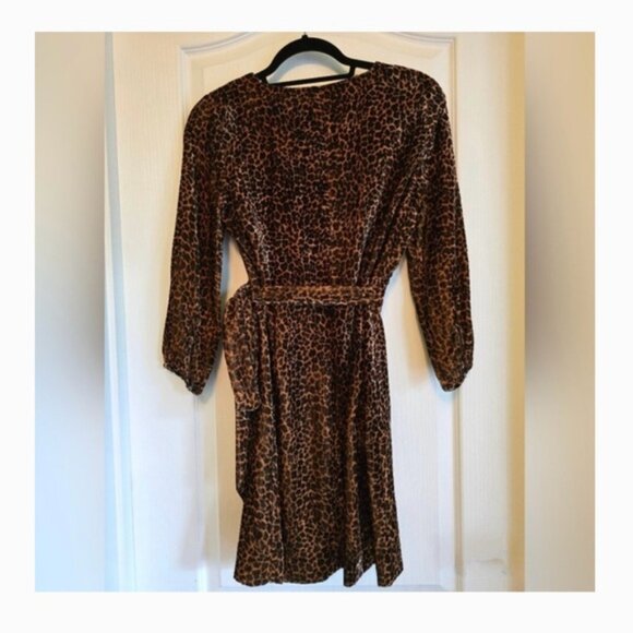 J. Crew Animal Print Mini Dress - Picture 3 of 3